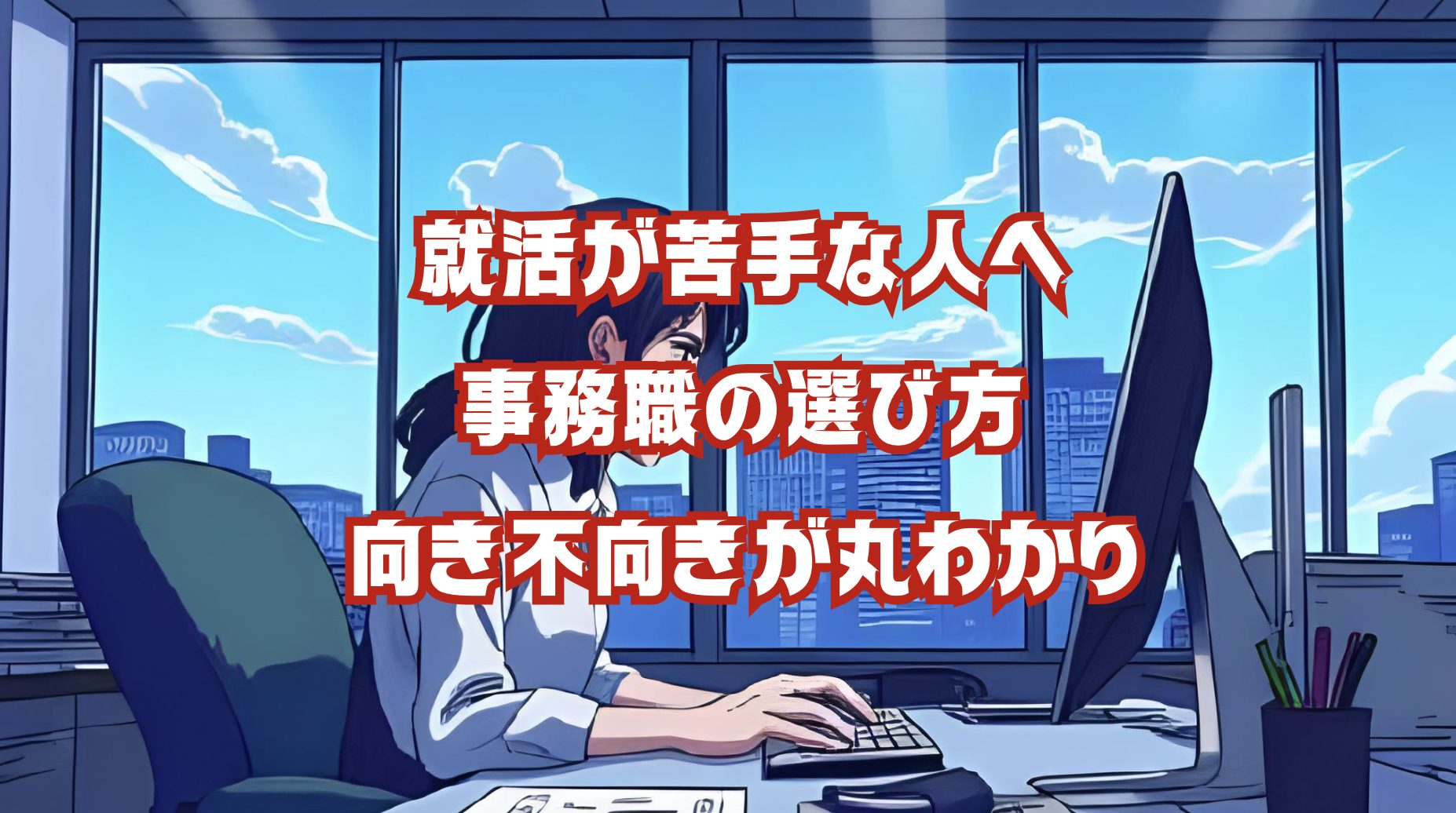 事務職の種類と向き不向きを悩む就活生