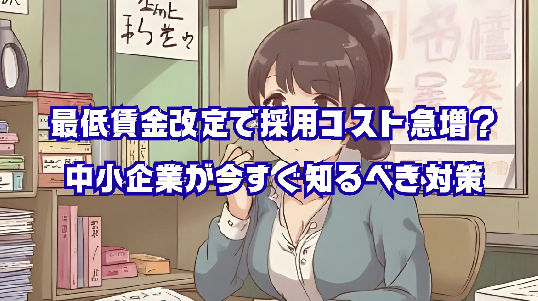 最低賃金改定に悩む中小企業の採用担当者